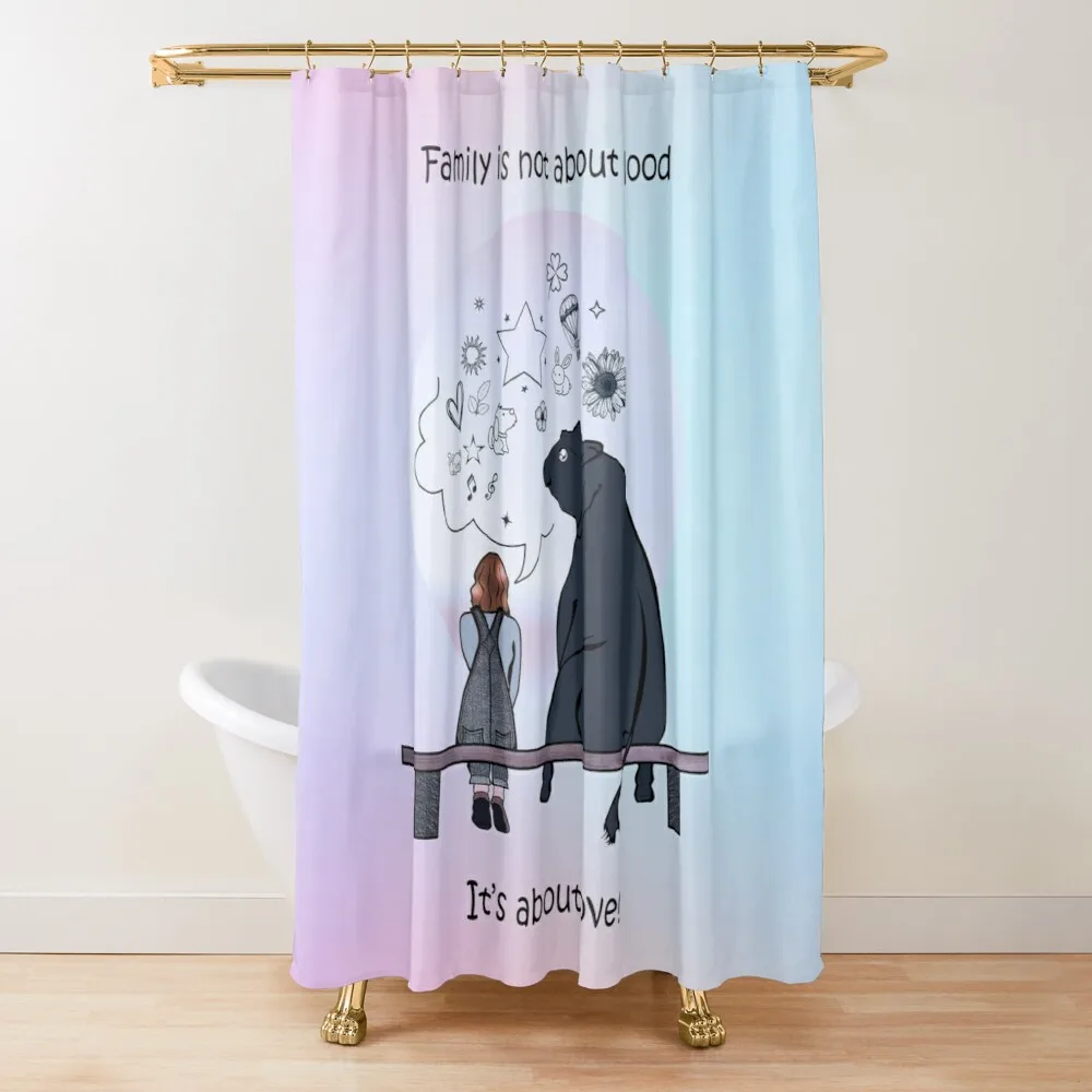 

Jobie: Family Is Not About Blood Opaque High Quality Curtain For Bedroom Beaded Curtain Shower Curtains
