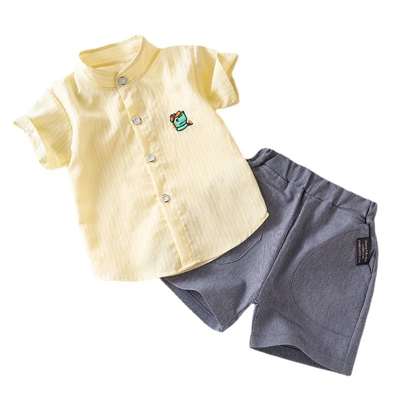 

New Summer Baby Boys Clothes Suit Children Fashion Shirt Shorts 2Pcs/Sets Infant Outfits Toddler Casual Costume Kids Sportswear