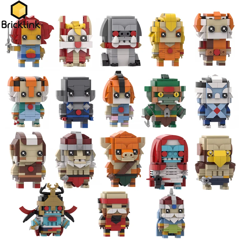 Фото Идеи Bricklink MOC 1985, фильм, аниме ThunderCatsed, фигурки героев, кирпичи, наборы кукол, строительные блоки, детские игрушки, Рождественский подарок №1
