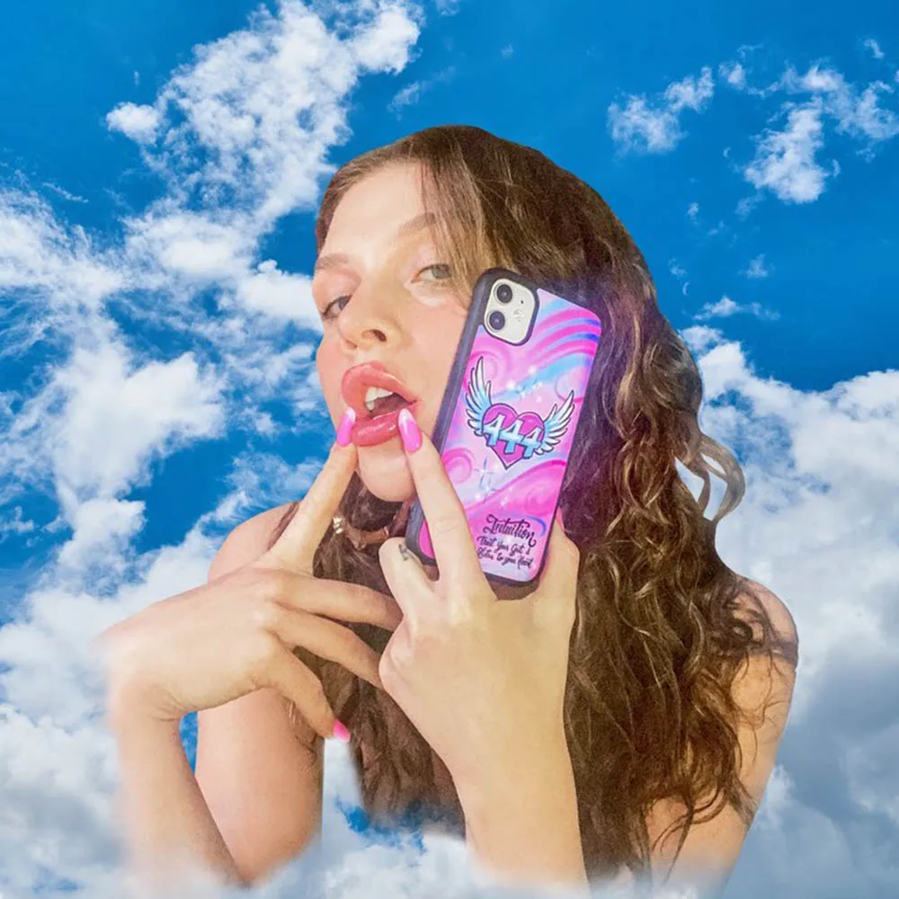 Модный чехол для телефона серии Angel Number Iphone 14 13 Mini 11 12 Pro Max 7 8 Plus X Xs XR PC