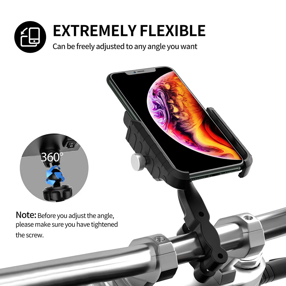 

Waterproof 15W Motorcycle QC3.0 USB Type PD Fast Wireless Charger Mobile Phone Accessories for Samsung Huawei Xiaomi iPhone