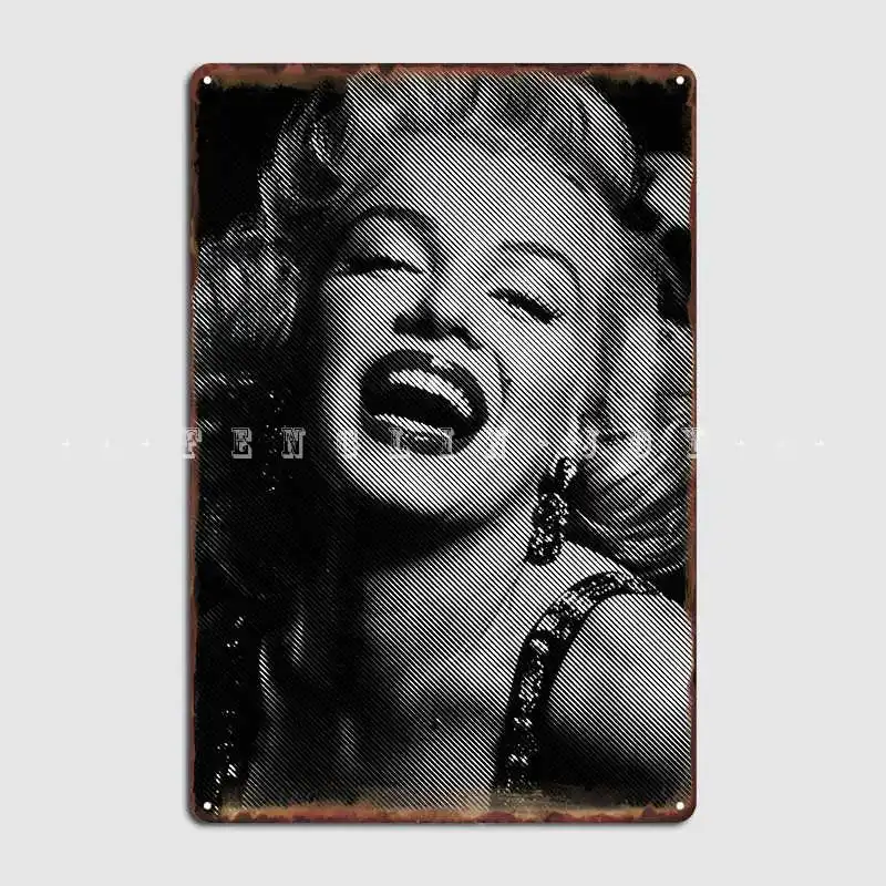 Marilyn Monroe Metal Sign Pub Mural Design Painting Décor Tin Poster | Дом и сад