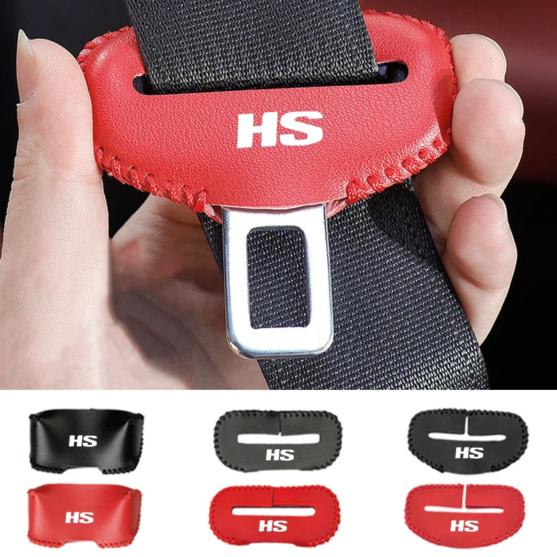 1 шт. чехол из искусственной кожи с пряжкой для автомобильного ремня безопасности