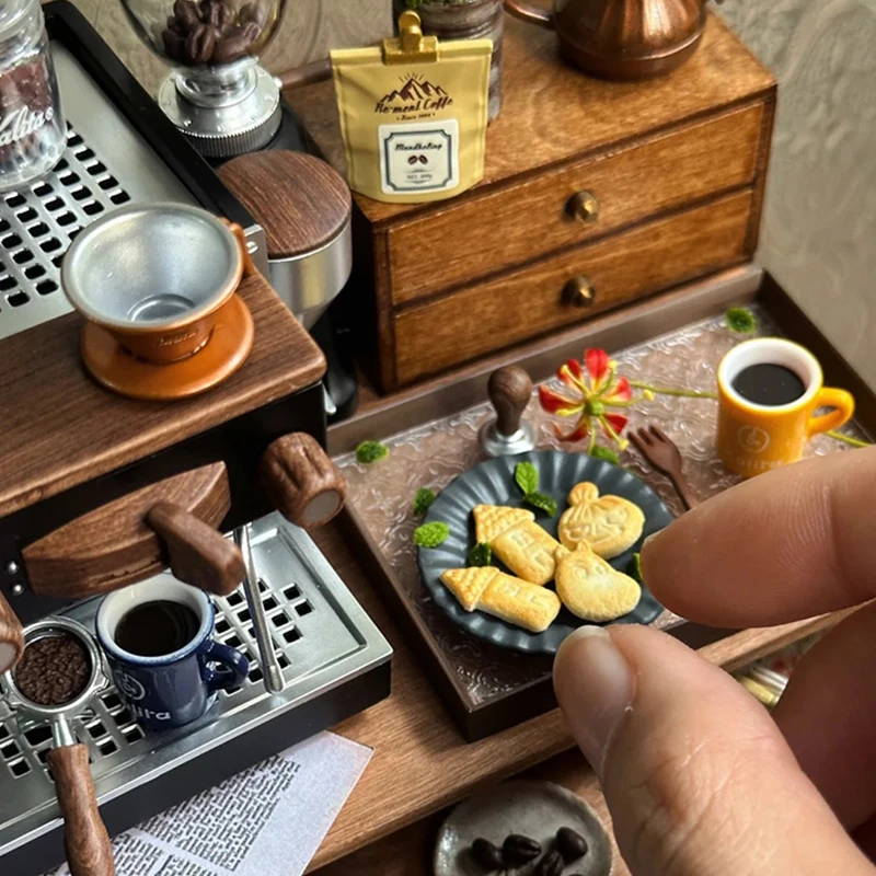 4 шт./набор прозрачный поднос в масштабе 1:6/1:12 для кукольного домика