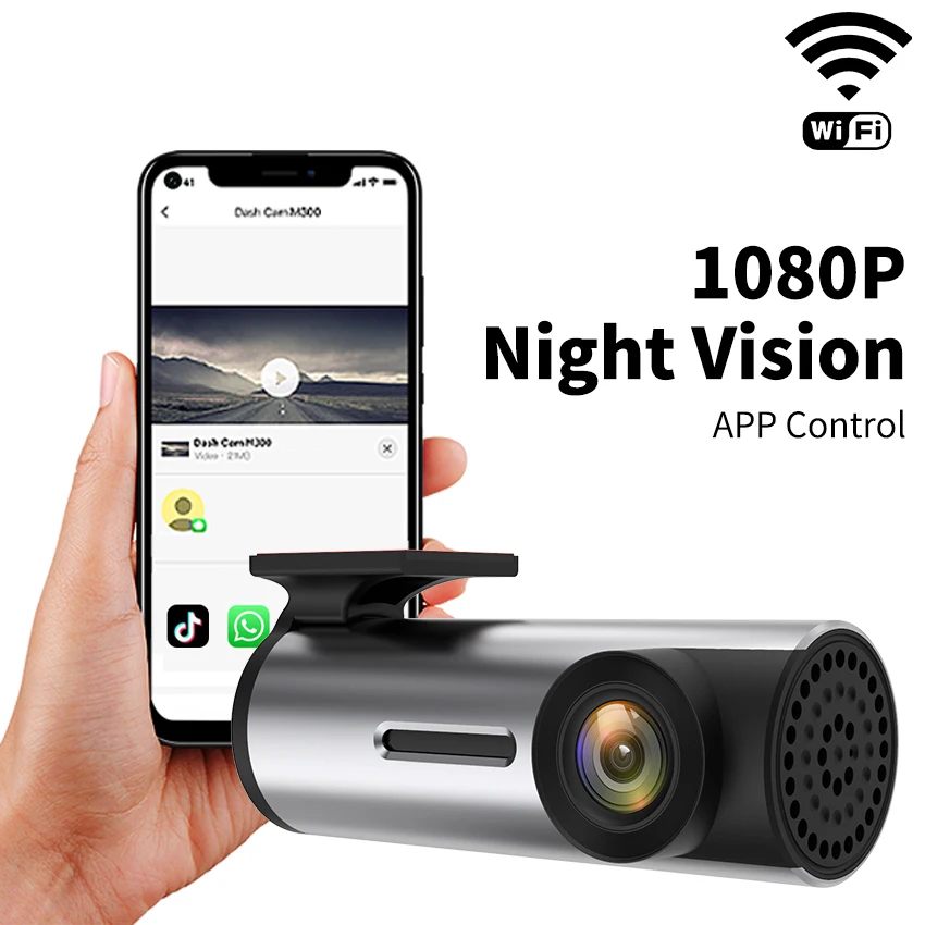 DVR Dash Cam for Car Dashcam Camera WIFI FULL HD 1080P Wireless Night Version Video Recorder Cameras for iphone IOS Android DVR Dash Cam for Car Dashcam Camera WIFI FULL HD 1080P Wireless Night Version Video Recorder Cameras for iphone IOS Android