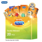 Durex презервативы для мужчин, ледяной огонь, натуральный латекс, смазка, частицы, стандартная стимуляция, детские секс-игрушки для пар