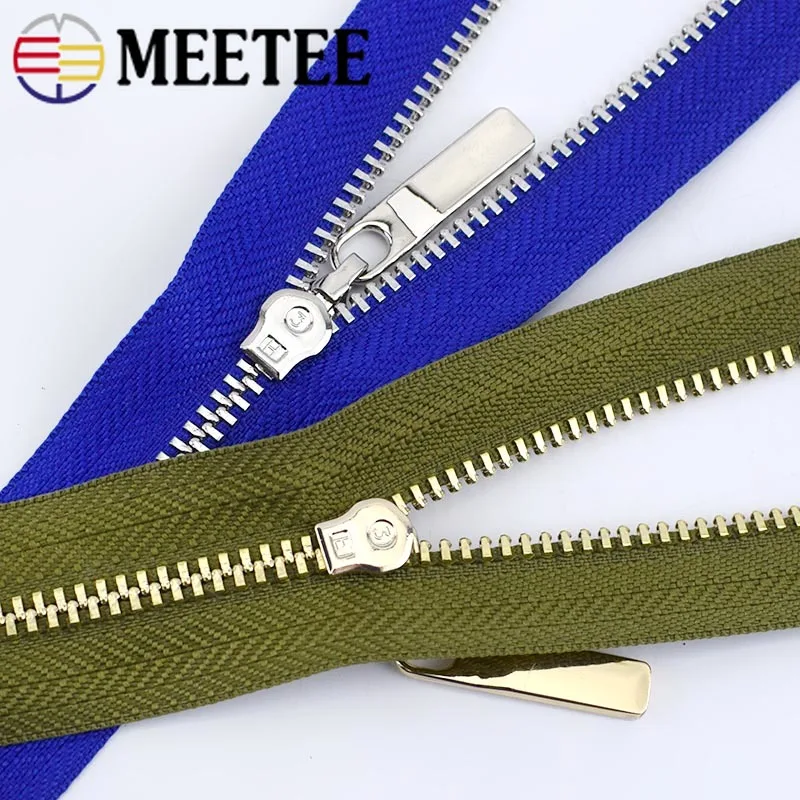 Металлические молнии Meetee 5/10 шт. 3 #15/18/20/25/30 см закрывающаяся молния для одежды