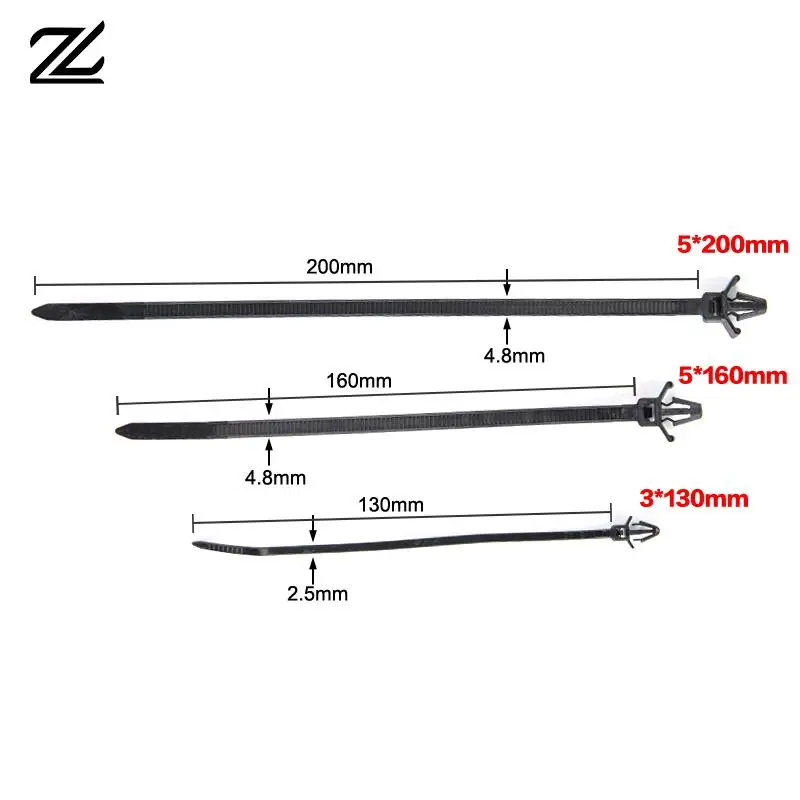 

10 шт., автомобильные зажимы для проводов