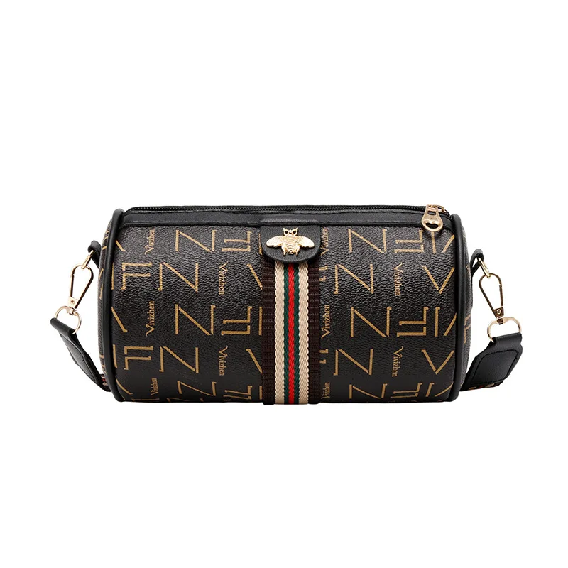 Bags Ladies Bags Large Capacity Shoulder Slung Ladies Bags New Letter Printed Pillow Bag