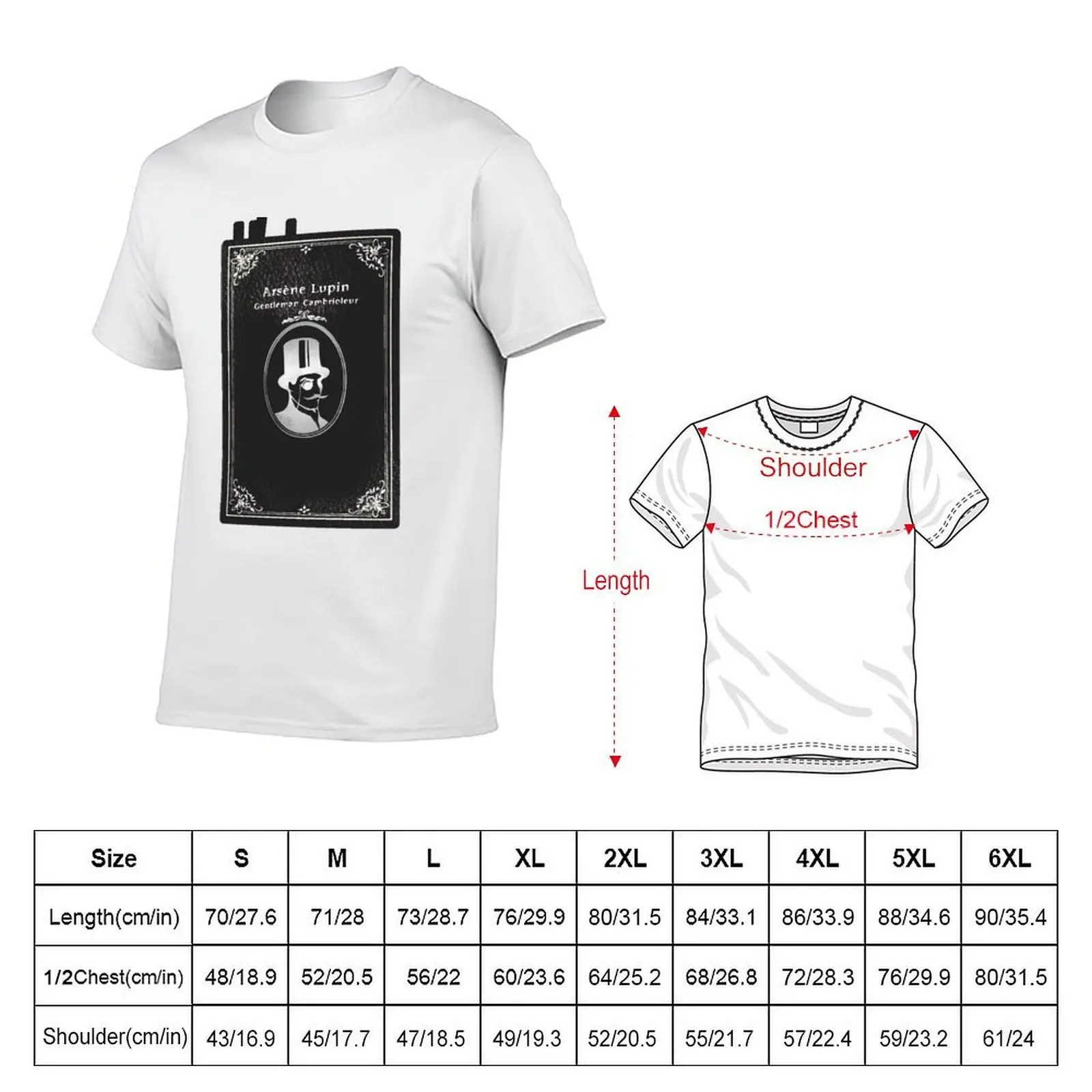 Фото Футболка из прочной ткани Lupin - Assane book Work Tee №2