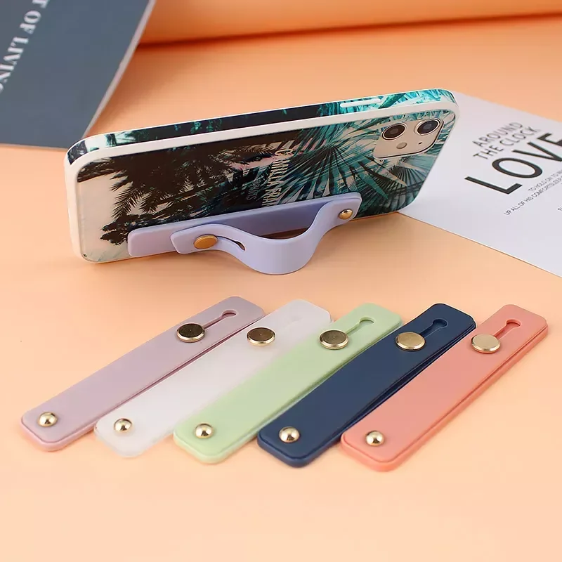 

Portable Telescopic Finger Strap Bracket Silicone Finger Ring Holder Stand for