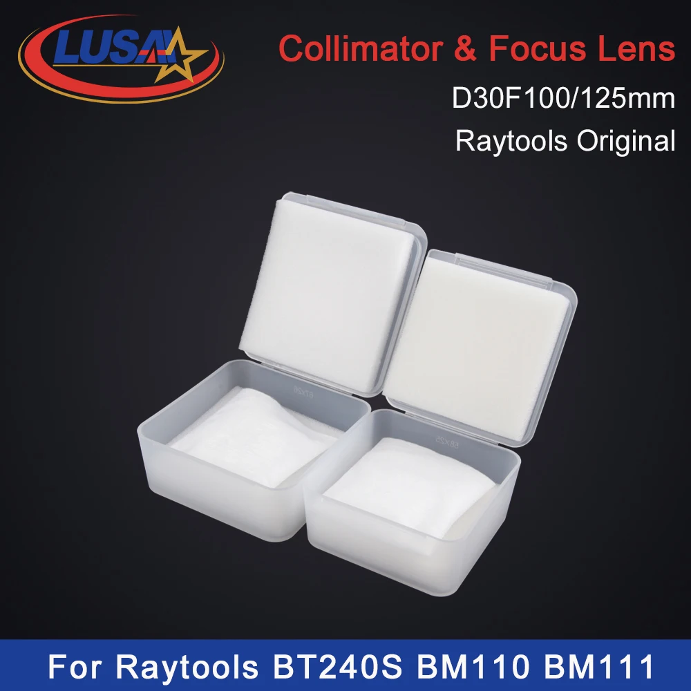Линза коллиматорная LUSAI Raytools фокусный объектив D30F100 F125mm для волоконно-лазерной