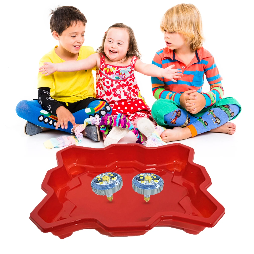 

Kids Portable Spinning Top Toy Training Ground Indoor Party Reusable Thickened Gyroscope Toys Tray Accessories