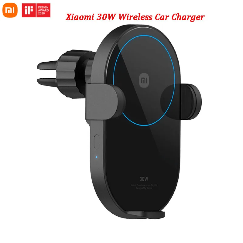 

Original Xiaomi Wireless Car Charger 30W Max Wireless Fast Flash Charging Support Power-Off and Inductive Expansion Phone Holder
