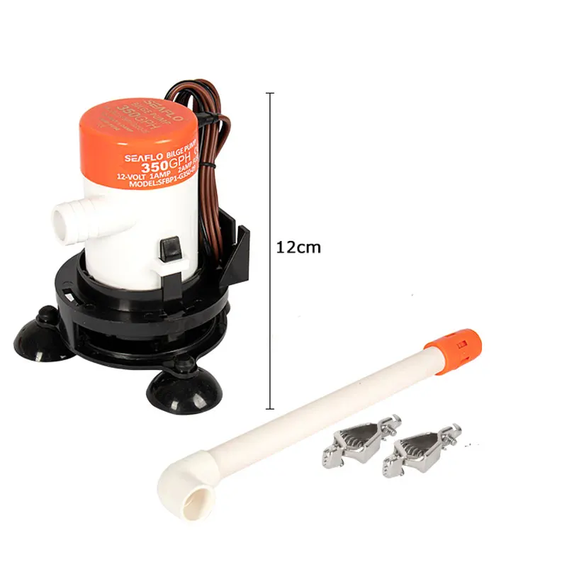 Кислородный циркуляционный насос SEAFLO 12 В 350 галлонов в час портативный для