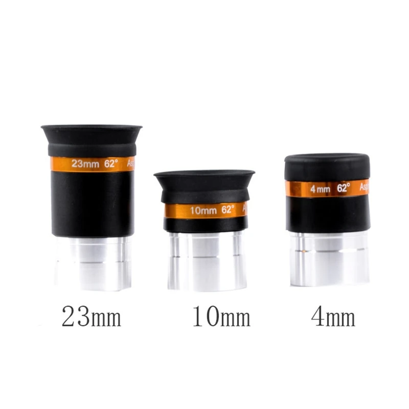 

1.25" 62 Degrees 4mm Eyepiece Lens Aspheric Wide Angle Spherical High-definition Eyepiece Astronomical Telescope