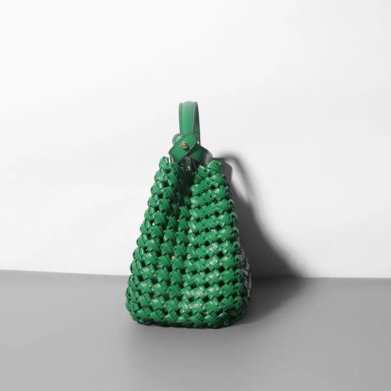 Новинка 2022 Высококачественная ручная вязаная сумка для женщин ажурная женская