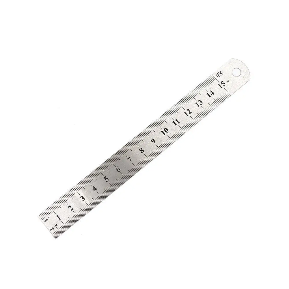

Stainless Steel Ruler Measuring Stationery Drawing Accessories Hand Tools School Office Supplies Carpenter Rule