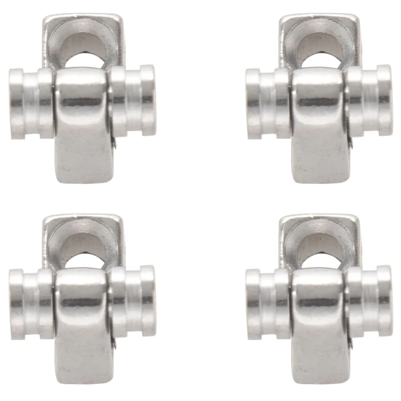 4X Chrome Roller String Retainer Trees Guitar Parts