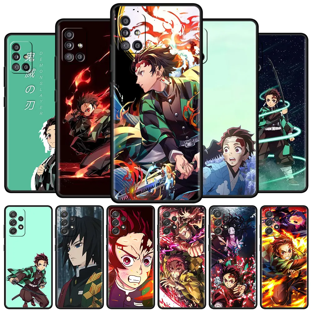 Фото Imetsu No Yaiba Чехол аниме для Samsung Galaxy A12 A51 A32 A31 A52 A21s A71 A02s A72 A11 A41 A22, мягкий чехол для телефона №1