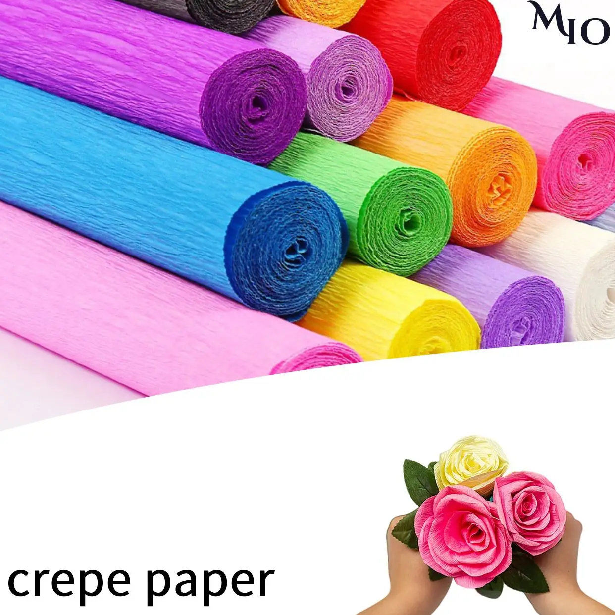 

Color Crepe Paper Flowers Garland Shop Wonderful Decoration For Party Birthday Wedding Celebration Decoration Floral Artwork