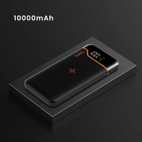 Qi Беспроводное зарядное устройство Power Bank 20000 мАч 22,5 Вт Быстрая зарядка аккумулятора Powerbank для iPhone 15 Xiaomi Samsung Внешний аккумулятор