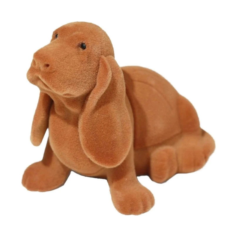 

Флокированная шкатулка для драгоценностей, дорожные портативные фланелевые коричневые футляры для хранения ювелирных изделий в