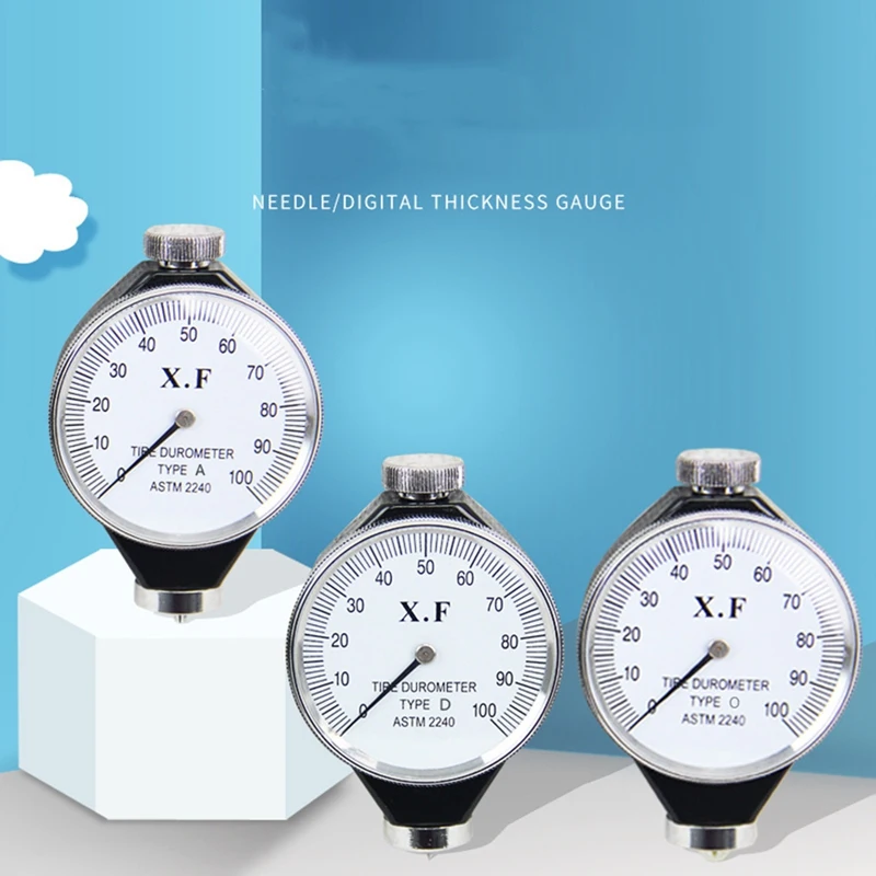 Дюрометр Shore 0-100 HA Измеритель Твердости резиновых шин для пластмассы кожи резины