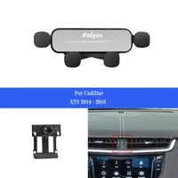 car mobile phone holder smartphone air vent mounts holder gps stand bracket for cadillac xts 2014 2018 auto accessories
