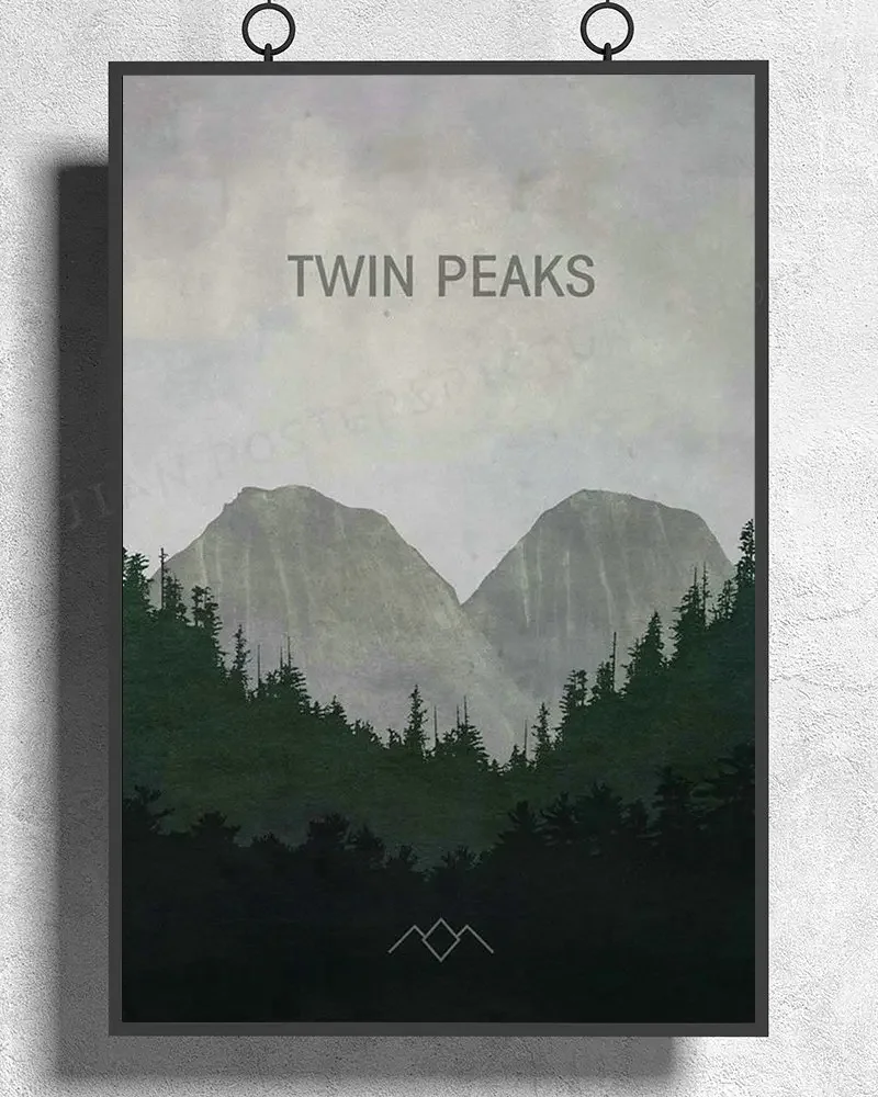 Шелковый постер Твин Пикс Linbao