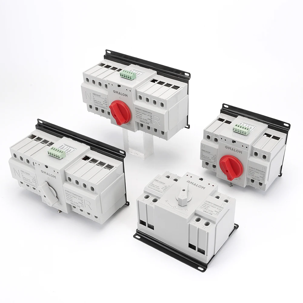 Автоматический резервный переключатель с двойным питанием AC230V 50/60 Гц MCB