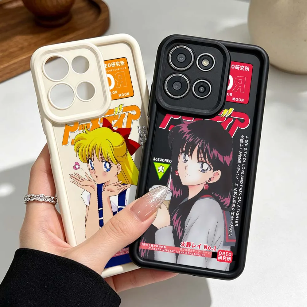 Фото Чехол для телефона B-Battle Girl Anime для Motorola Moto G86 G85 G75 G56 G06 Edge 70 60 50 Fusion Eye Ladder, силиконовый чехол №1