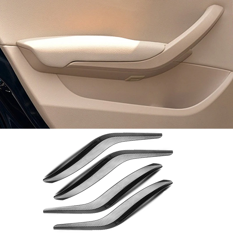 

Car Inner Door Panel Handle Pull Trim Cover Auto Interior Door Handles Covers For BMW X1 E84 2010-2016