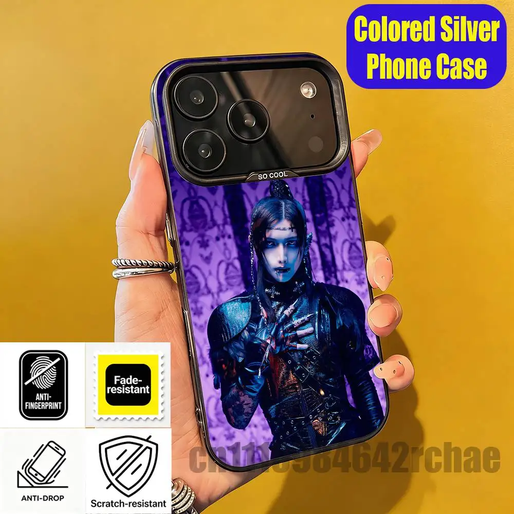 Чехол для телефона J-Jiluka D-DeViLs S-Sena R-Ricko для iPhone 15, 17, 11, 14, 13, 16, 12, E, Max, Plus, Air, Pro, Mini, индивидуальный цвет, серебристый корпус (art.: 3920db52643ef) - 3920db52643ef