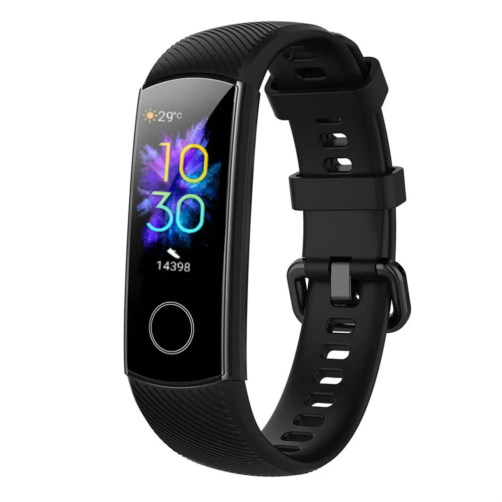Ремешок силиконовый для смарт-часов Honor Band 5 4 цвет в ассортименте