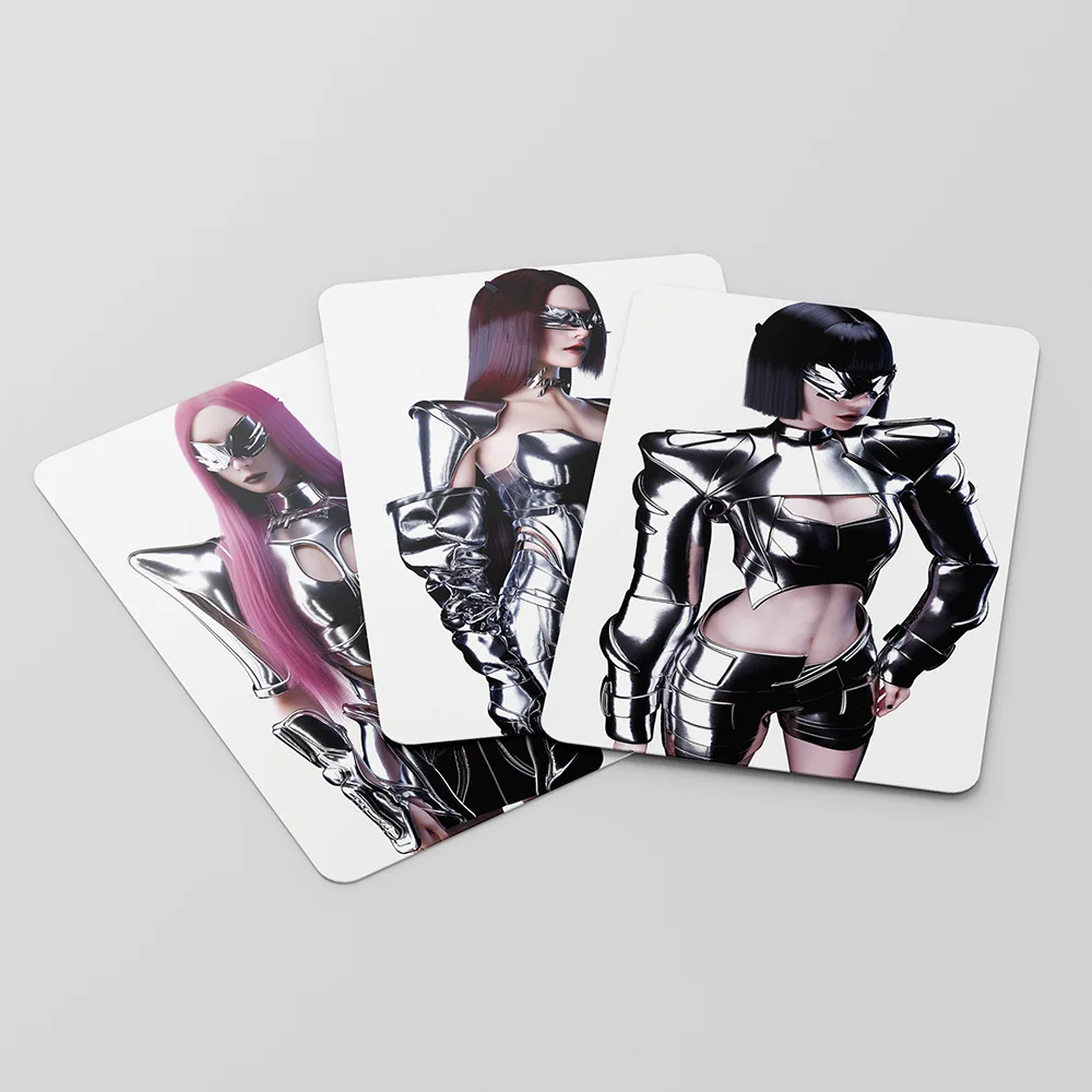 Kpop Idols Winter Giselle 5th Мини-альбом Whiplash LOMO Card Двусторонняя печать Корейский стиль