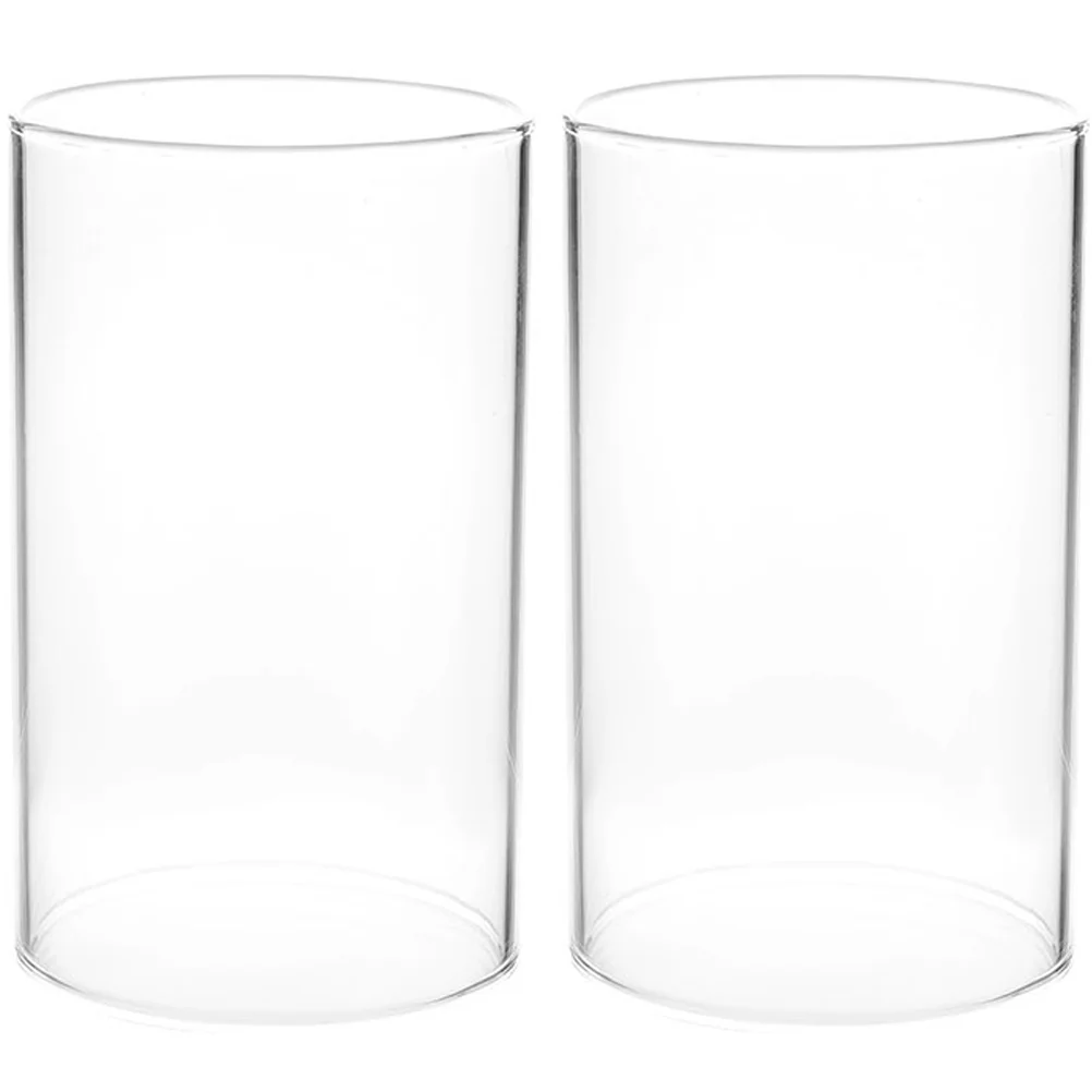 

Holder Shade Cover Chimney Open Tube Lamp Cylinder Ended Sleeve Transparent Shades Chandelier Dome Clear Holders Light Windproof