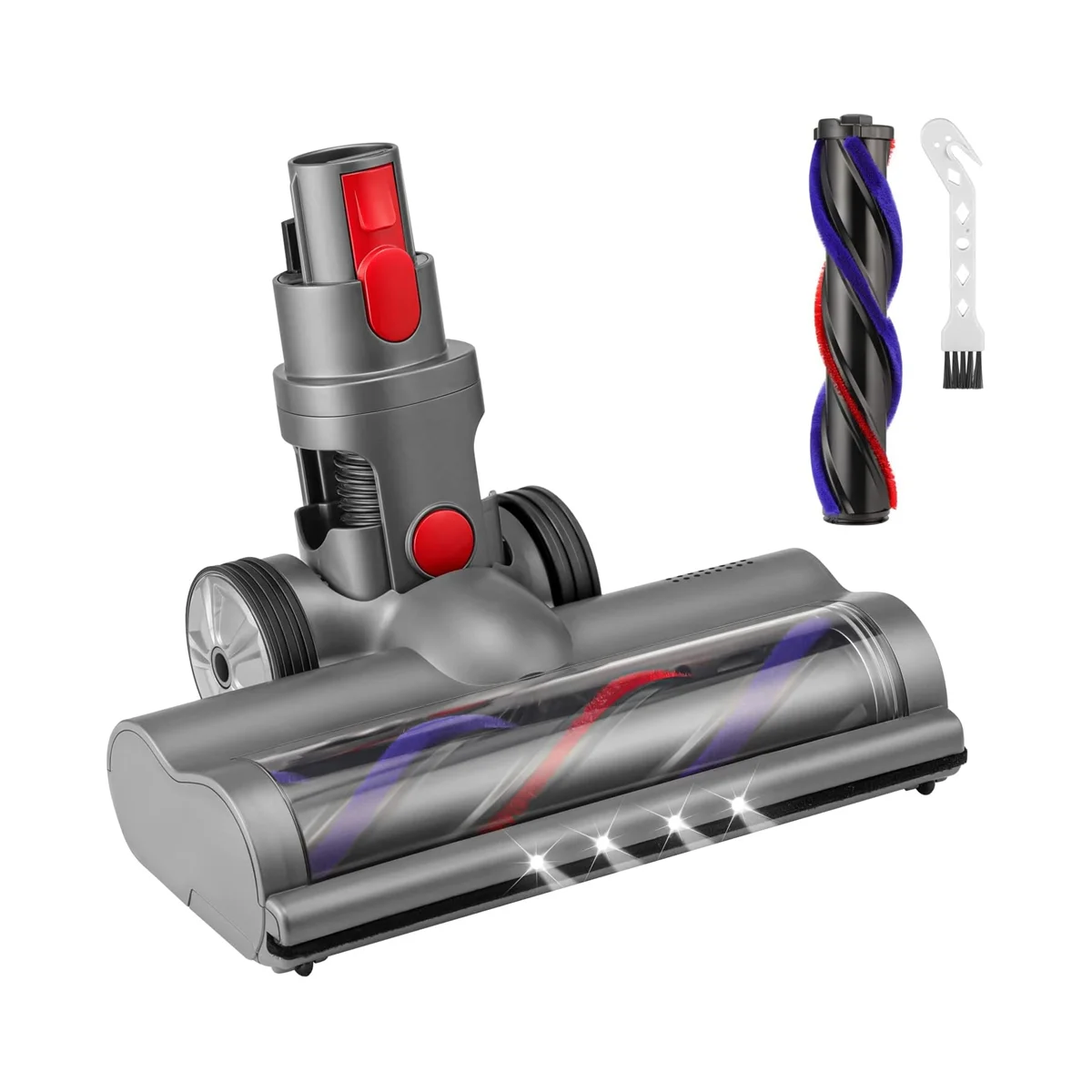 

Насадка для пола Dyson, насадка для моторной головки, совместима с пылесосом Dyson V7 V8 V10 V11 V15, насадка с электрической щеткой