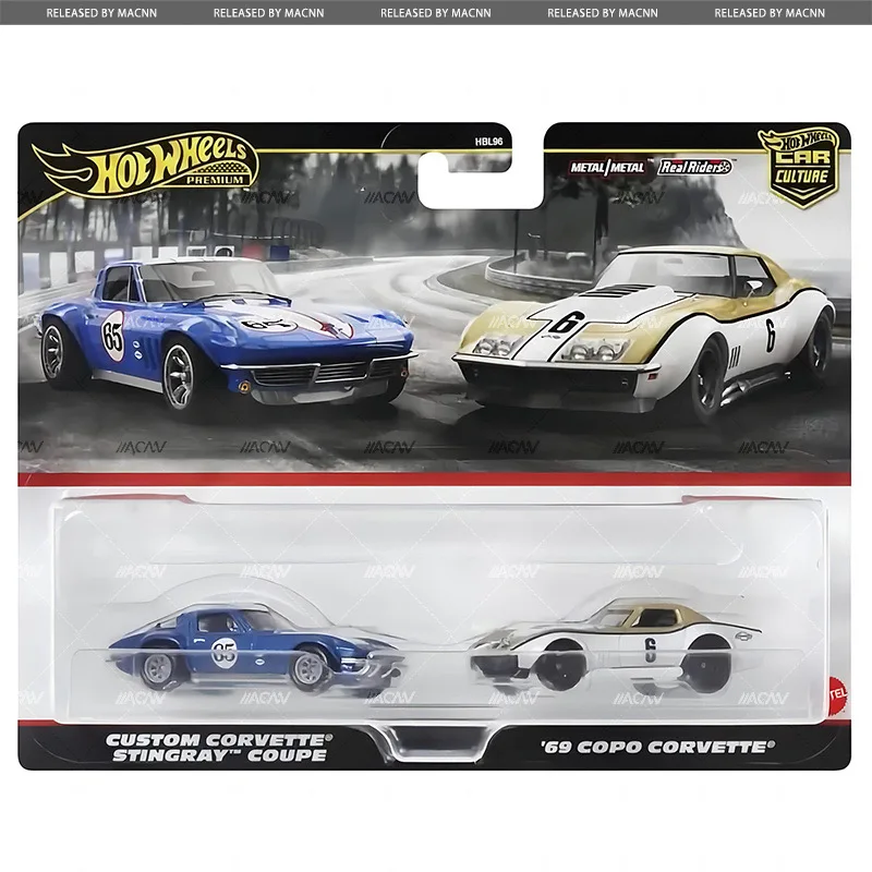 1/64 Hot Wheels Car Culture Dual Series Модель автомобиля HBL96N Porsche 993/718 Audi Nissan Cars мальчика