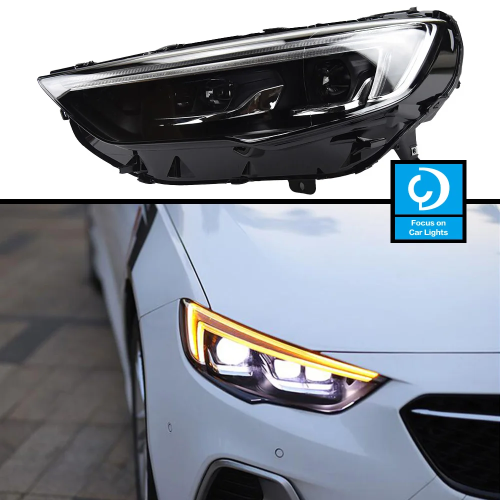 

Car Front Headlight For Opel Buick Regal 2017-2019 LED HeadLamp 2017-2019 Styling Dynamic Turn Signal Lens Automotive Accessorie