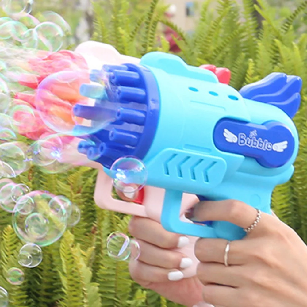 

Bubble Machine Automatic Bubble Blower Gun Fidget Toys Summer Indoor Outdoor Soap Water Toy Gift for Children Outdoor Toys
