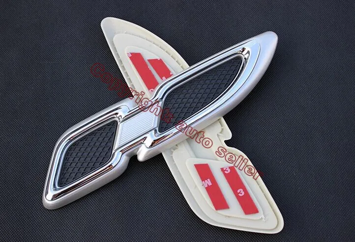 ABS хромированный воздушный поток наклейка на крыло для Toyota Prius 2016 2017