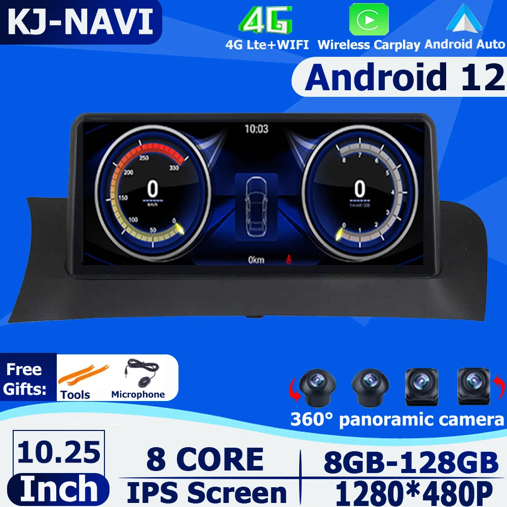 

Android 12 Car Multimedia Player For BMW X3 F25 X4 F26 CIC NBT 10.25 INCH IPS Screen Autoradio Navigation Headunit GPS 4G Stereo