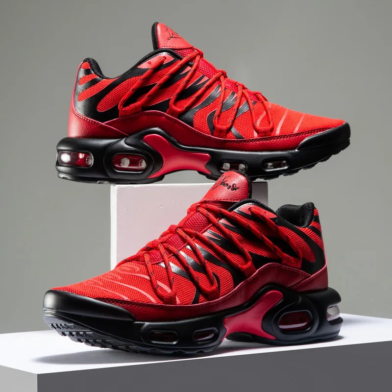 

Men's Sneakers Running Casual Summer Breathable Air Cushion Sneakers Male Hight Quality Lace-up Platform Tines Luxury Shoes Men