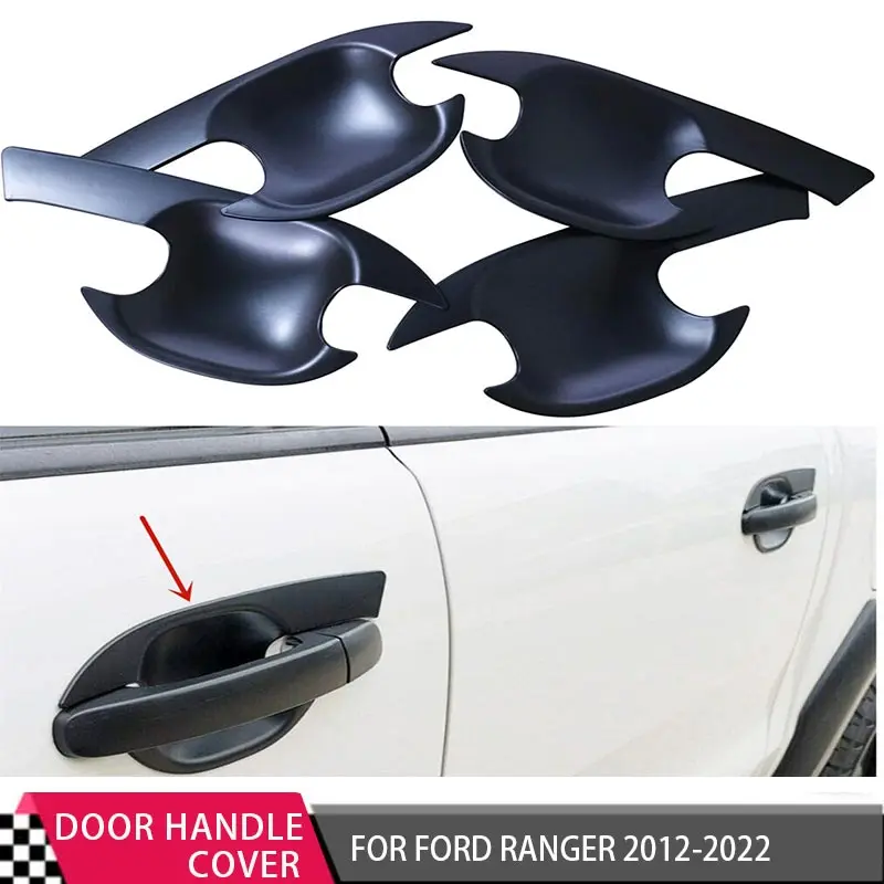 

Door Handle Inner Door Handle Insert for Ford Ranger 2012-2022 Wildtrak XS XL PX PX2 PX3 XLT T6 T7 T8 Car Accessories 4pcs/set