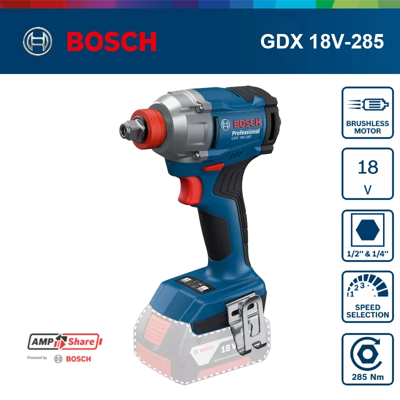 

Bosch GDX 18V-285 аккумуляторная ударная отвертка
