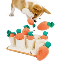 dog snuffle mat slow feeding mat pulling carrot toy durable foraging mat puzzle toys encourages natural foraging skills for dogs