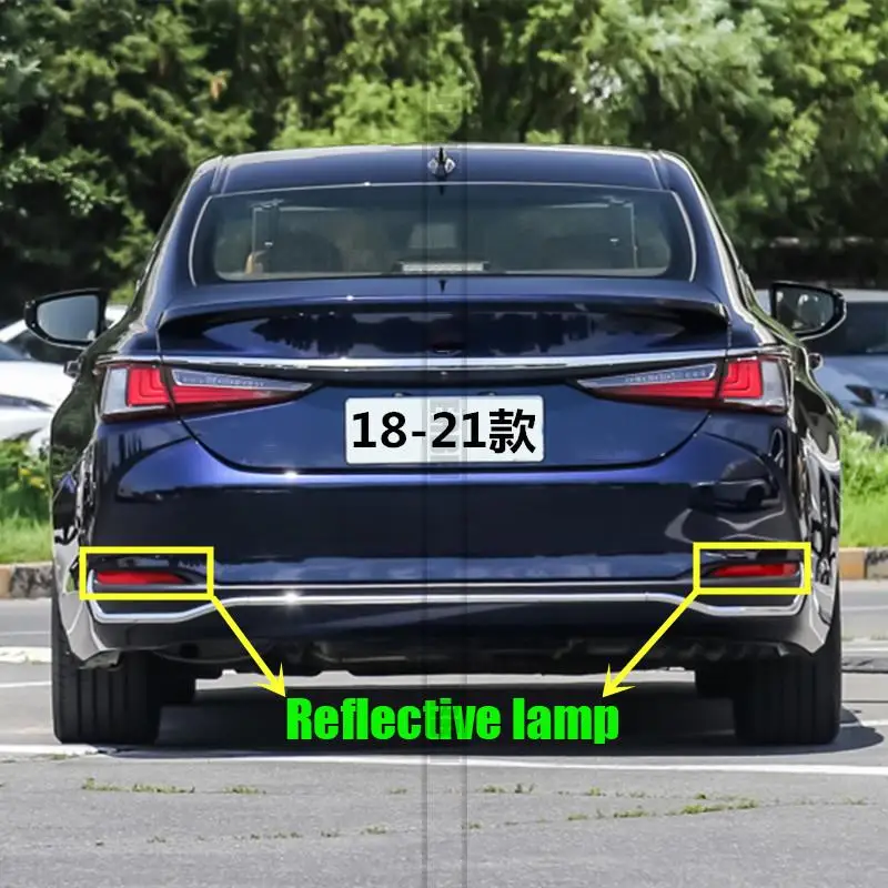 Декоративная хромированная полоса для заднего бампера Lexus ES200 ES260 ES300H