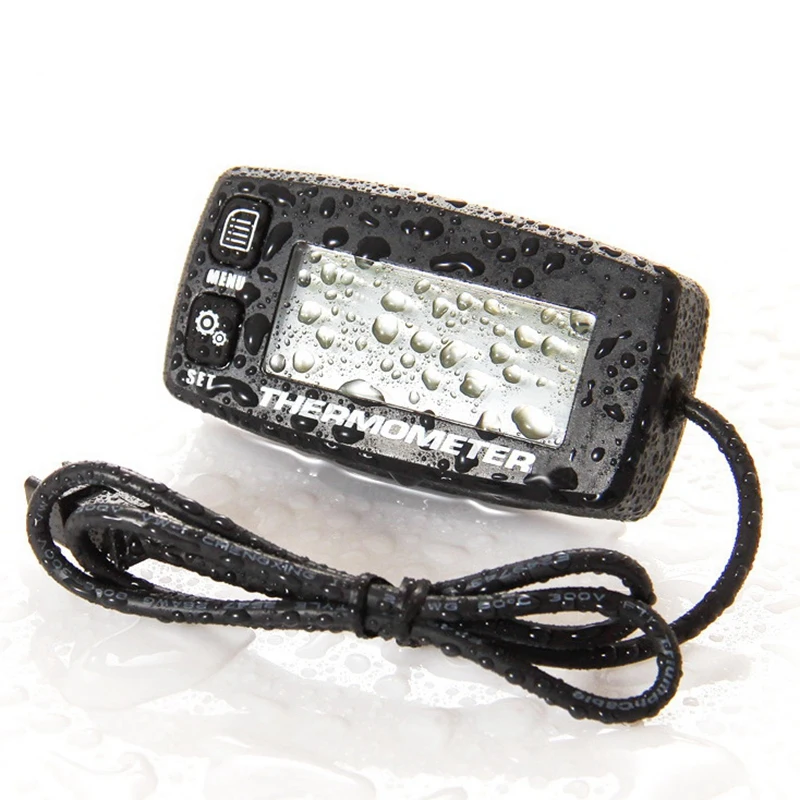 

Digital LCD Engine Temperature Gauge Over-Temperature Alert with Sensor RL-TS002 for Motorcycle Dirtbike ATV