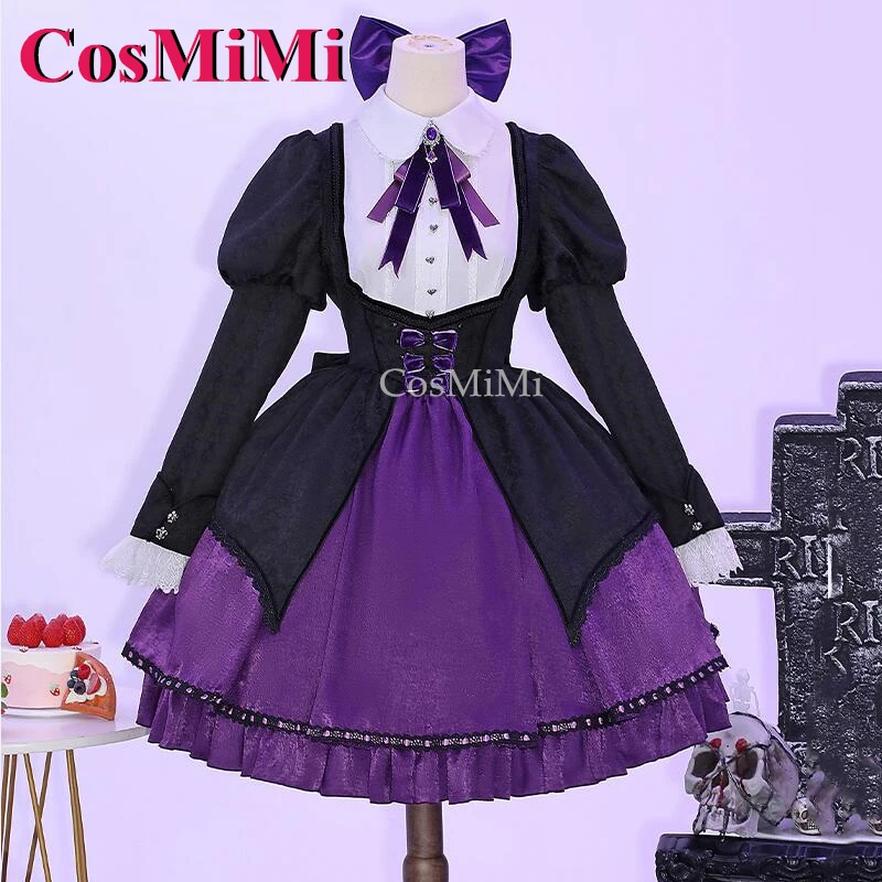 CosMiMi чулок косплей аниме трусики и чулки с подвязками костюм милое платье Лолиты